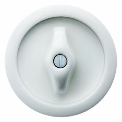 Berker Serie 1930 Abdeckung Knebel "by Rosenthal" polarweiß, glänzend 16476900