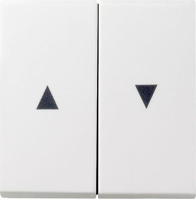 Gira System 55 Jalousie Wippe Reinweiß glänzend 029403