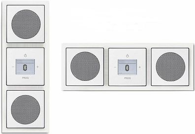 BJ Unterputz Bluetooth DAB+ Radio 8217U-101 Future Linear studioweiß Komplett