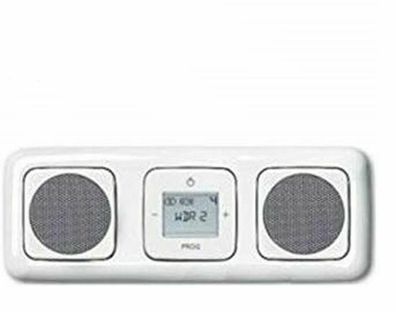 Busch und Jäger UP Digitalradio - Komplett-Set Reflex SI - 3-Fach Rahmen Stereo