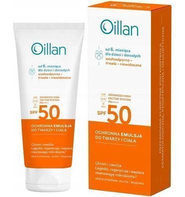 Oillan Sonnenschutzspray SPF 50 + , 125ml