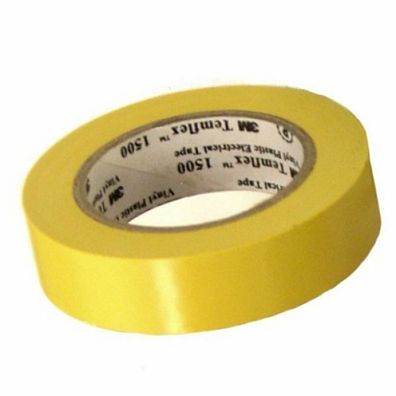 3M Isolierband TemFlex 15mm x 10 meter gelb