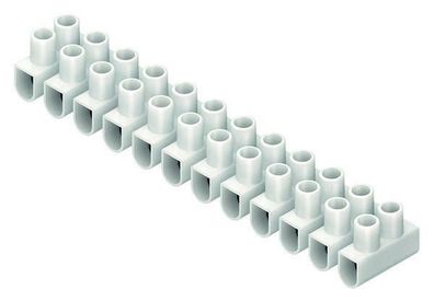 HKL/ Kleinhuis Lüsterklemme mit 12 klemmen bis 10 qmm 10 Riegel 143.3