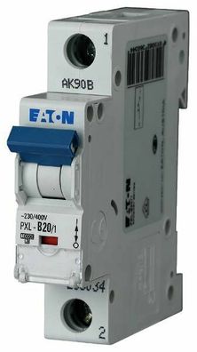 Eaton Moeller Sicherungsautomat B-Charakter 1polig B20A PXL-B20/1