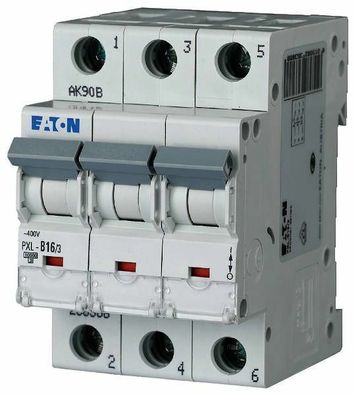 Eaton Moeller Sicherungsautomat B-Charakter 3polig B16A PXL-B16/3