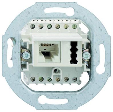 Merten Kombidose UAE/ TAE (Kat 3), 8(6)-6F + N, weiß 465707