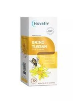 Novative Grinotussan Hustensaft - 120 ml Hustenstiller zur effektiven Linderung von R