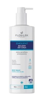 Flos-Lek Feuchtigkeitsspendende Körperlotion fér sensible und trockene Haut, 400 ml