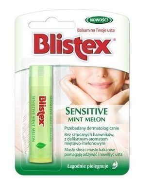 Blistex Lippenbalsam Minz-Melonen, 4,25g - Sanfte Pflege mit Frischeeffekt