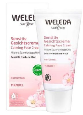 Weleda Intensive Pflege Mandel Gesichtsöl, 50 ml - Feuchtigkeitsspendendes Gesichtsöl