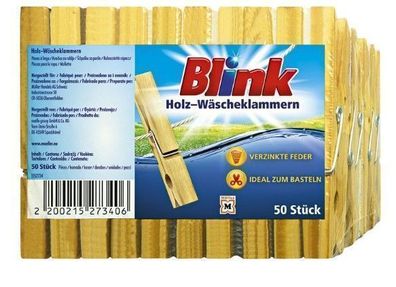 Deluxe Wäscheklammern Set: 50 Stéck Hochwertige Wäscheorganisation fér Haushalt