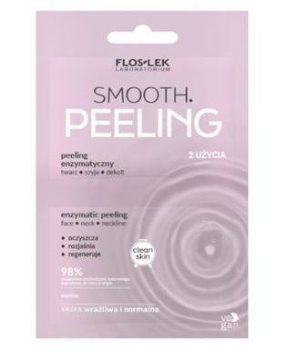 Flos-Lek Enzymatisches Peeling fér Gesicht, Hals und Dekollet, Doppelpack 2 x 4 ml