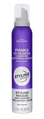 Joanna Keratin Haarstyling Schaum, Volumen & Glanz, 150 ml