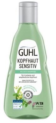 Guhl Sensitiv Shampoo - 50ml Sanfte Pflege fér Empfindliche Kopfhaut mit Beruhigendem