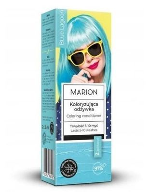 Marion Farbverstärkender Haarspülung Blue Lagoon, 2x35 ml