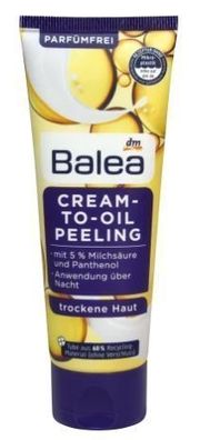 Balea Nacht-Peeling-Creme, 75ml â?? Sanfte Nachtcreme mit Natérlichem Peeling-Effekt