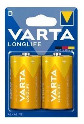 VARTA Hochleistungs-Alkaline-Batterien LR20 - 2 Stéck