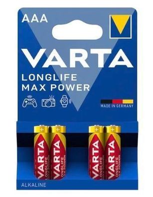 Varta Max Power Batterien, 4 Stéck