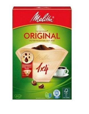 Melitta Aromafilter 1x4, 80 + 20, 80 Stk