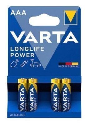 Varta Power AAA Batterien, 4er Pack