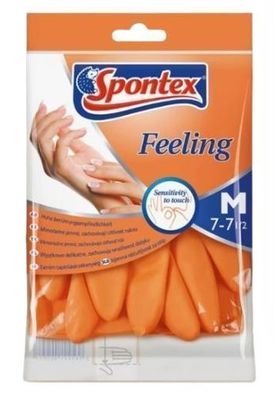 Spontex Gummi-Handschuhe Größe M - Reinigungshandschuhe