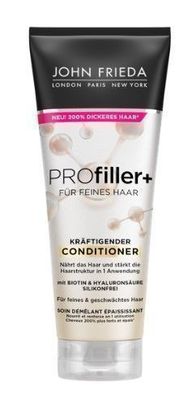 John Frieda PROFiller+ Haarspélung, 250ml, Intensiv-Pflege fér feines Haar