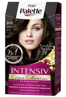 Schwarzkopf Intensive Cream Haarfarbe 4-0 Dunkelbraun