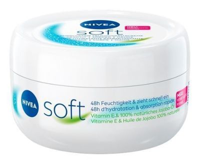 Nivea Soft Universalcreme 200 ml - Feuchtigkeitsspendende Creme