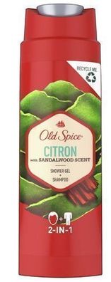 Old Spice Citron, Duschgel und Shampoo für Männer, 250 ml