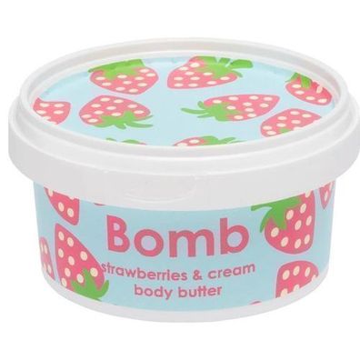 Bomb Cosmetics Erdbeer & Sahne Körperbutter, 200ml