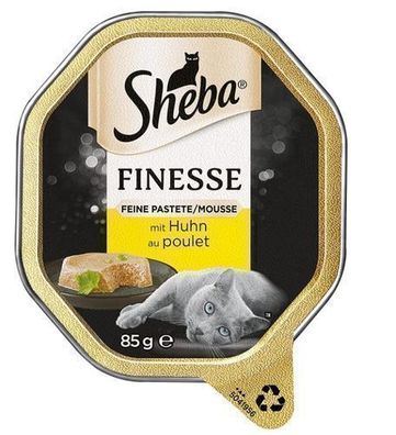 Sheba Finesse Katzenfutter mit Héhnermousse, 85g