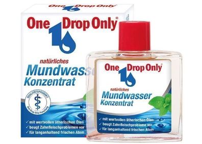 One Drop Only, Mundwasser, 50ml - Mundhygiene & Frischer Atem