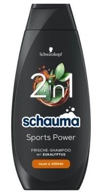 Schauma, Sport Power Shampoo, 400 ml