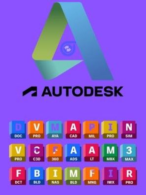 Autodesk All APPS WIN/MAC 2025 Lernversion 1 Jahr