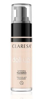 Clarese, glanzverstärkendes Doll Up Make-up 03, 34 g