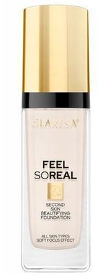 Clairesa Podk?ad Feel So Real 02, 34 g - Dermokosmetik Concealer, 34g