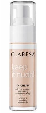 Clarese Foundation Keep It Nude 102, 33 g