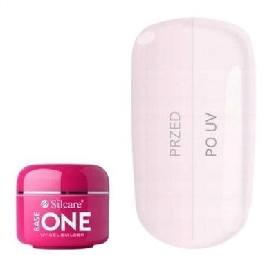 Silcare Base One Pink Gel für den Aufbau von Nägeln, 50g