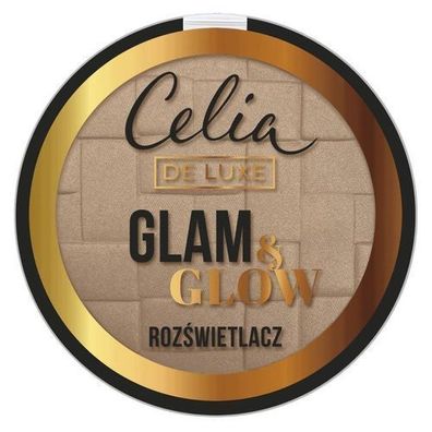 Celia De Luxe Glam&Glow Roz?wietlacz 106 Gold, 9g - Perlige strahlender Highlighter