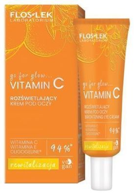 Floslek Laboratorium Go For Glow Vitamin C Augencreme, 30 ml