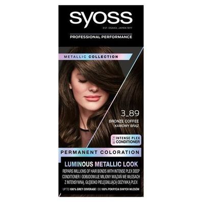 Syoss Permanent Coloration Kawowy Br?z - Profi 1 Anwendung