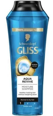 Schwarzkopf Gliss Aqua Revive, 400 ml Sampon