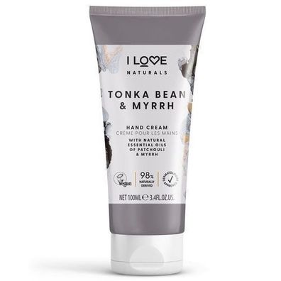 I Love Naturals Handcreme Tonka Bean & Myrrh, 75ml