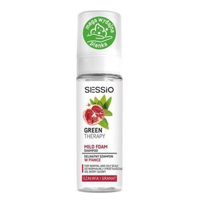 Sessio Green Therapy Delikatny Shampoo in Schaum Salbei und Granat, 175g