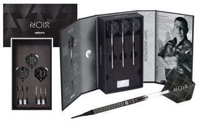 Unicorn World Champion Gary Anderson NOIR Soft Darts Presentation Box, 18 Gr