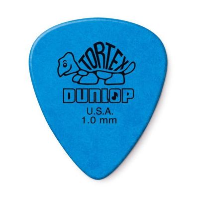 Dunlop Tortex Standard Plektren - 1,00 mm - blau (1, 3, 6, 12 oder 72 Stück)