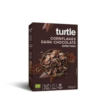 turtle 6x Chocolate Cornflakes - Dark BIO + Gluten Free 250g