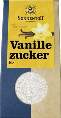 Sonnentor 6x Vanillezucker, Packung 50g