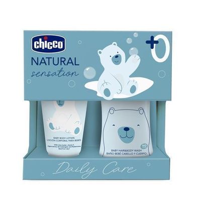 Chicco Natural Sensation Daily Care PÅ?yn do mycia ciaÅ?a i wÅ?osÃ³w 200ml + Balsam d