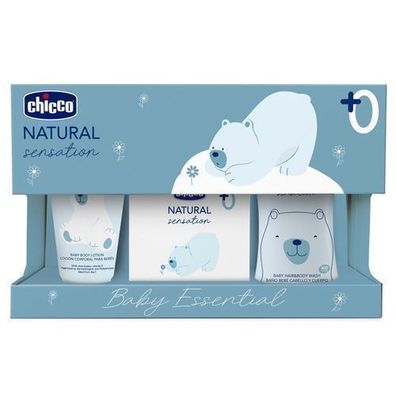 Chicco Natural Sensation Baby Essential PÅ?yn do ciaÅ?a i wÅ?osÃ³w, 200ml + Balsam do